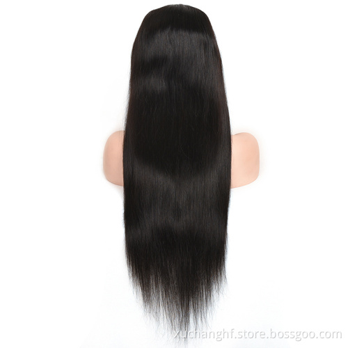 Transparent HD Lace Frontal Wigs 150% 220% 250% HD Full Lace Wig Wholesale Brazilian Virgin Hair Full Lace Human Hair Wig